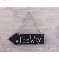 Sale Cartel de madera Flecha Maderas