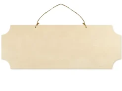 Outlet Cartel de Madera Para Colgar Rectangular Maderas