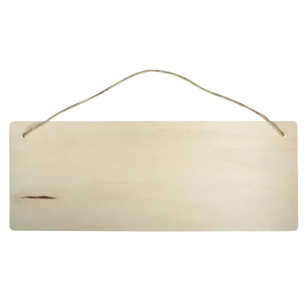 Hot Cartel de madera Rectángulo Maderas