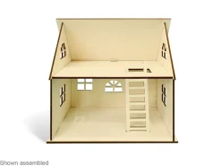 Hot Casa de Muñecas de Madera Abierta Maderas
