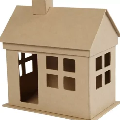 Casa de papel maché Cartón Y Papel Maché