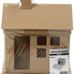 Casa de papel maché Cartón Y Papel Maché