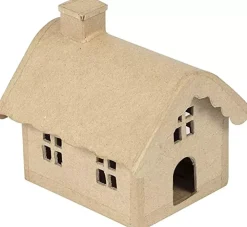 Best Casita de Papel Maché Cartón Y Papel Maché