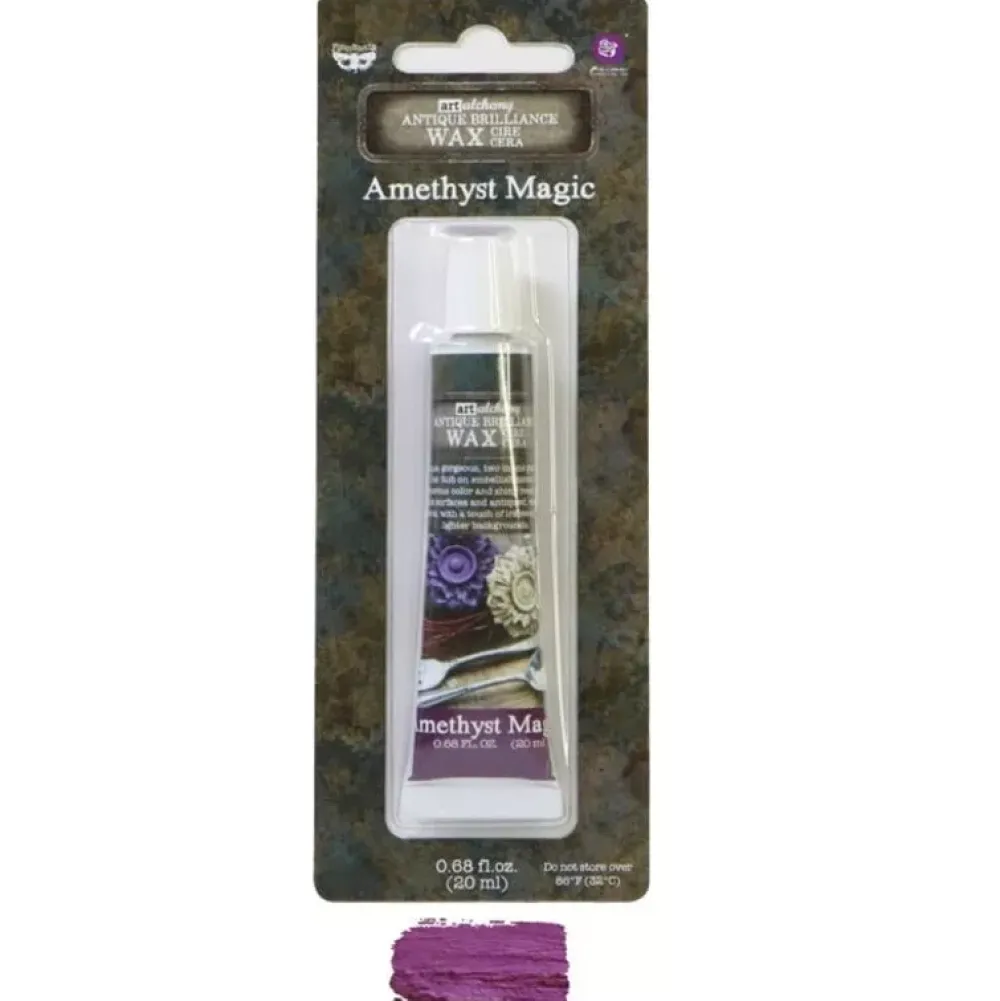 Hot Cera Antique Brilliance Art Alchemy Finnabair Amethyst Magic Ceras, Pátinas Y Tintes