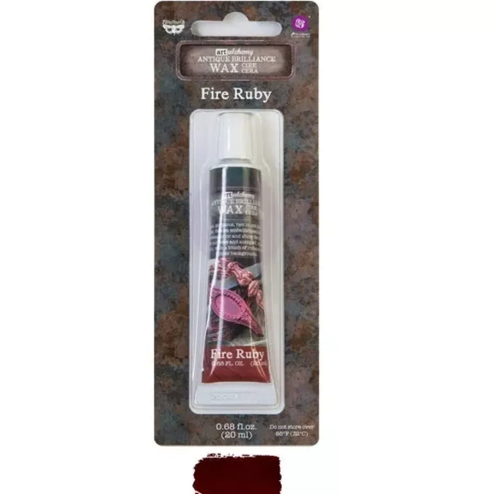 Online Cera Antique Brilliance Art Alchemy Finnabair Fire Ruby Ceras, Pátinas Y Tintes