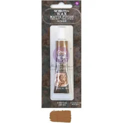 Clearance Cera Mate Opaca Ocre Art Alchemy Finnabair Ceras, Pátinas Y Tintes