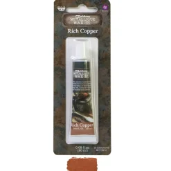 New Cera metálica Art Alchemy Finnabair Rich Copper Ceras, Pátinas Y Tintes