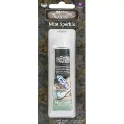 Best Cera metálica Art Alchemy Finnabair Mint Sparkle Ceras, Pátinas Y Tintes