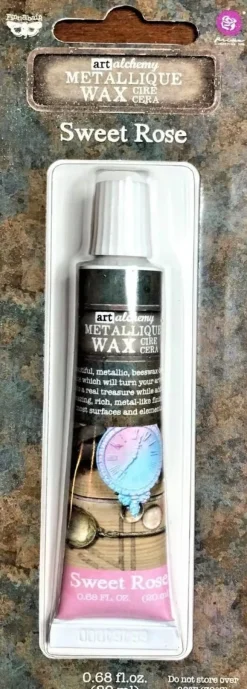 New Cera metálica Art Alchemy Finnabair Sweet Rose Ceras, Pátinas Y Tintes