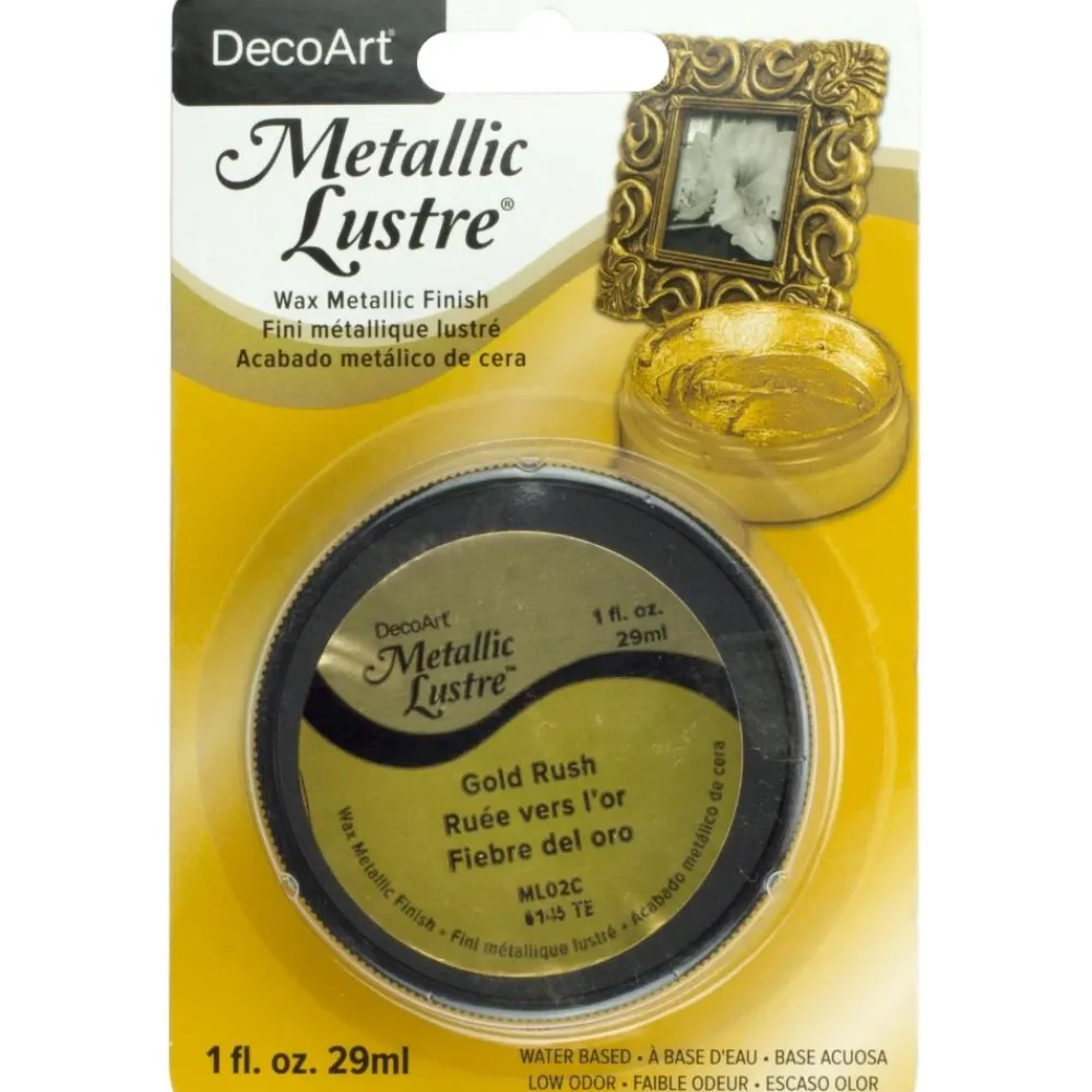 Sale Cera Metálica Metallic Lustre Gold Rush Ceras, Pátinas Y Tintes