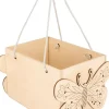 Clearance Cesta Cuadrada de Madera Mariposa Maderas