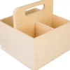 Sale Cesta De Madera Con Asa Organización|Maderas