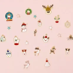 Online Charms Metálicos Bola de Nieve Navidad