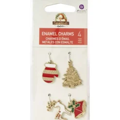 Sale Charms metálicos Christmas In The Country Frank García Telas, Sedas Y Fieltro