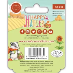 New Charms Metálicos Happy Harvest Telas, Sedas Y Fieltro