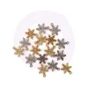 Charms metálicos Snowflakes Christmas In The Country Frank García Telas, Sedas Y Fieltro