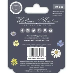 Outlet Charms Metálicos Wildflower Meadow Special Edition Telas, Sedas Y Fieltro