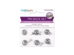 Clearance Cierre de Pin Plateado Bisutería
