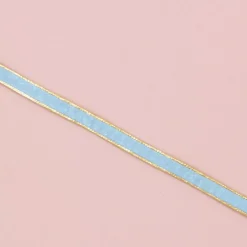 New Cinta de Ecopiel Azul 5mm Telas, Sedas Y Fieltro