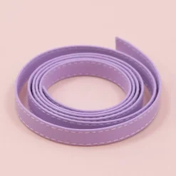 New Cinta de Ecopiel Lila 1cm Telas, Sedas Y Fieltro