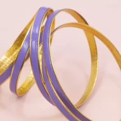 Online Cinta de Ecopiel Morado 5mm Telas, Sedas Y Fieltro