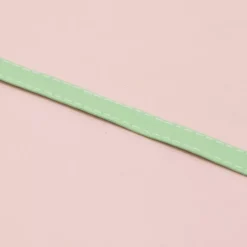 Hot Cinta de Ecopiel Verde Pastel 1cm Telas, Sedas Y Fieltro