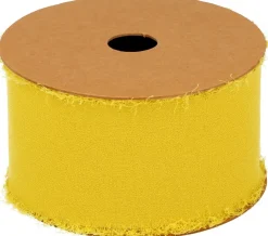 Discount Cinta De Seda Amarillo 38mm Telas, Sedas Y Fieltro