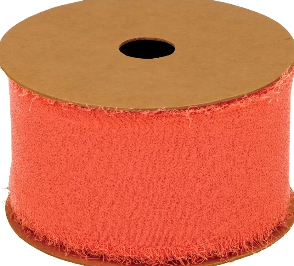 Sale Cinta De Seda Coral 38mm Telas, Sedas Y Fieltro
