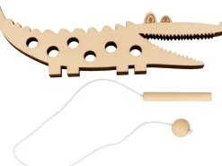 Clearance Cocodrilo de Madera para Coser Safari Maderas