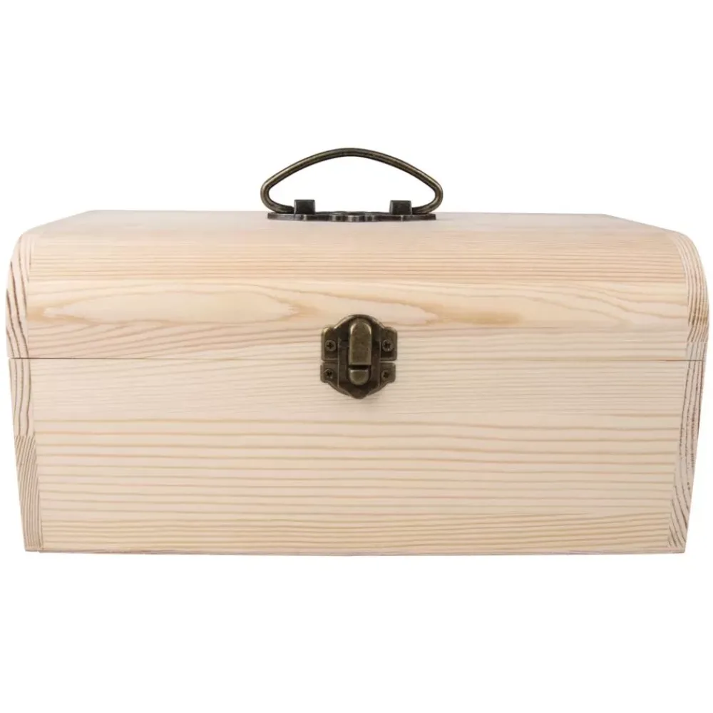 Discount Cofre de Madera Con Asa Maderas