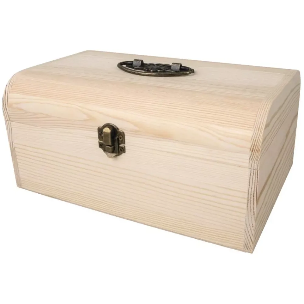 Discount Cofre de Madera Con Asa Maderas