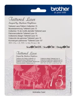 Clearance Colección de patrones Tattered Lace 15 Brother