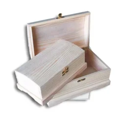 Hot Conjunto de 2 cajas baúl Maderas