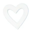 Online Contorno corazón de cartón endurecido blanco Cartón Y Papel Maché