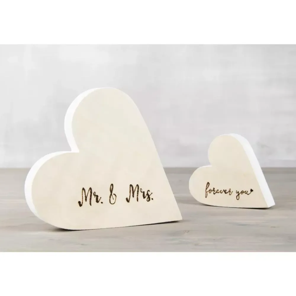 New Corazón de Madera Pequeño Maderas