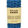Cordón de Papel Azul Marino 2mm Bisutería