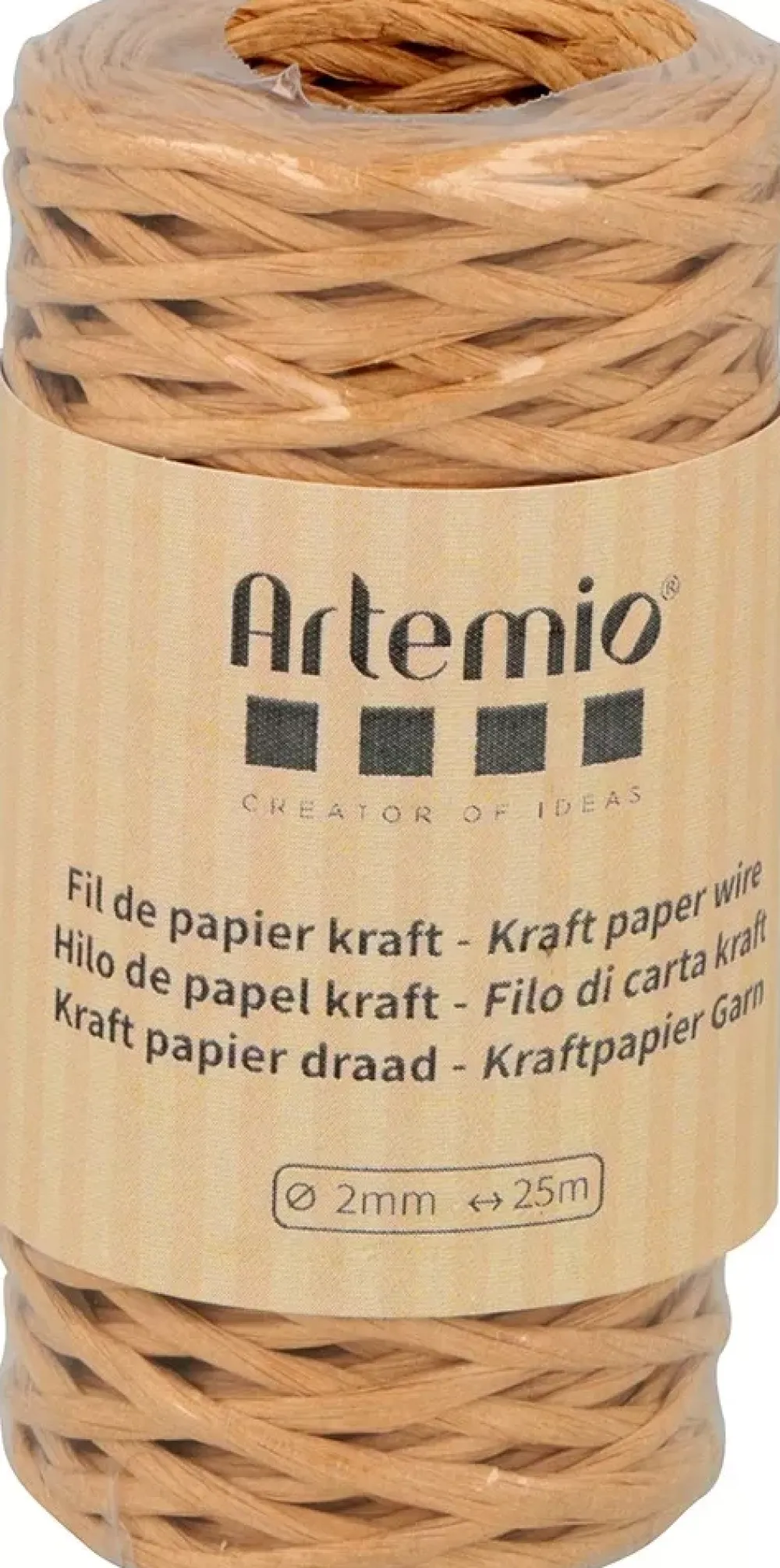 Online Cordón de Papel con Alambre 2mm Bisutería