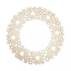 Online Corona de Madera Estrellas Maderas|Navidad