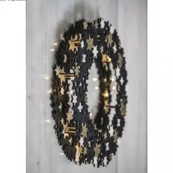 Online Corona de Madera Estrellas Maderas|Navidad