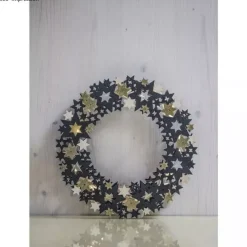 Online Corona de Madera Estrellas Maderas|Navidad