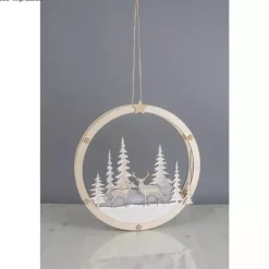New Corona de Madera Winterland Maderas|Navidad