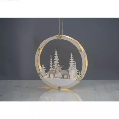 New Corona de Madera Winterland Maderas|Navidad