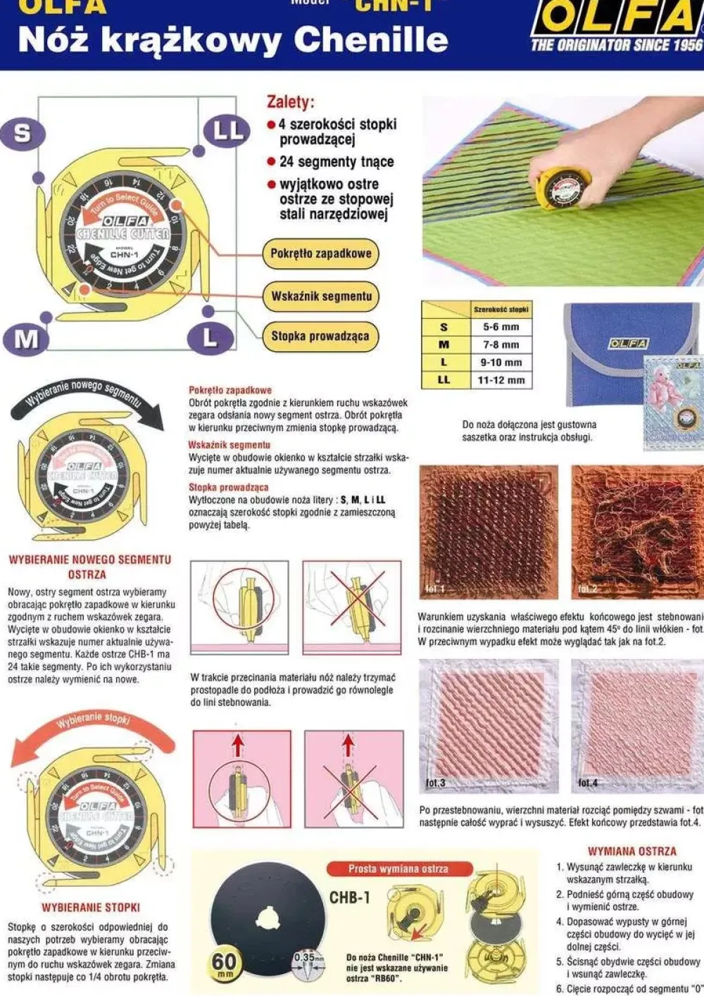 Discount Cortadora giratoria (Cuchilla de 60 mm, 4 guías Diferentes) CHN-1 Goma Eva Fofuchas|Herramientas Para Tela