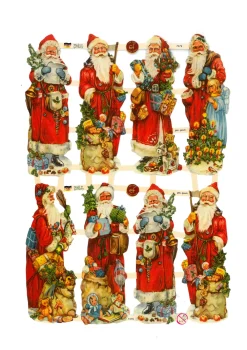 Cromos Alemanes 7379 Santa Claus Papeles