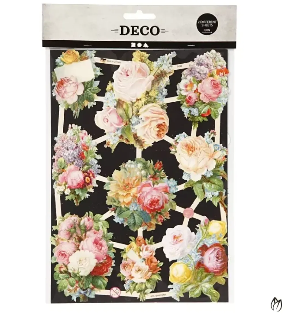 New Cromos Vintage Flores Papeles