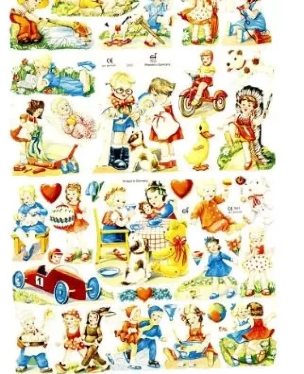 Cromos vintage niños Papeles