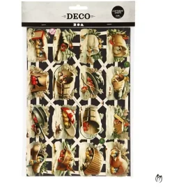 Clearance Cromos Vintage Pájaros Papeles