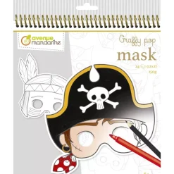 Online Cuaderno de colorear Graffy Pop Máscaras Chico Niños Niños Y Regalos|Colorear