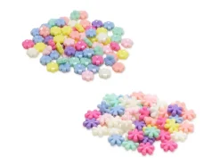 Hot Cuentas Colores Pastel Flores Bisutería