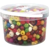 Cuentas de Madera Colores 1200g Bisutería